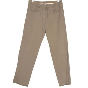 Tommy Bahama Men's Cotton Blend Stretch Straight Leg Jeans Size 36 Khaki